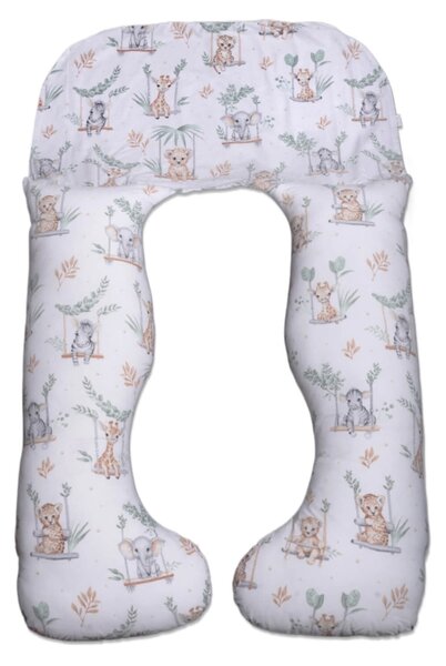 Perna gravide personalizabila Kidizi Inga XXL MyWay On the Swing, husa bumbac detasabila