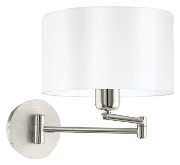 Aplică Eglo 33269 PASTERI 1xE27/60W/230V crom mat/alb