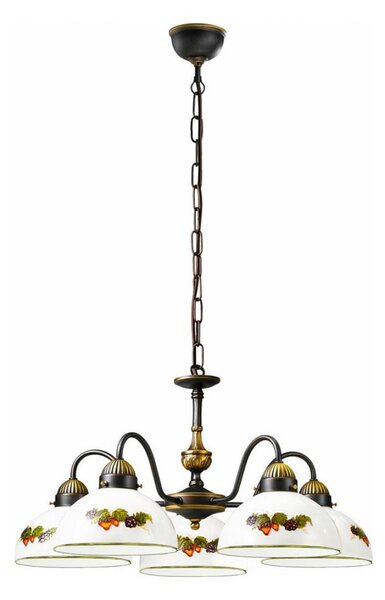 Lustră pe lanț Kolarz 731.85.121 NONNA 5xE27/75W/230V struguri/căpșuni