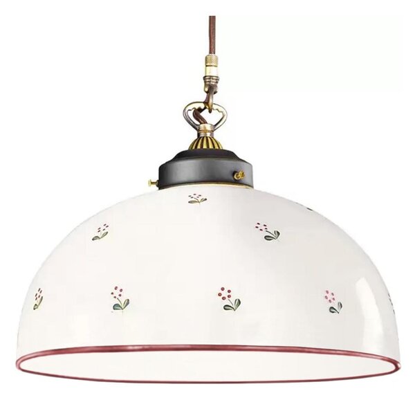 Lustră pe cablu Kolarz 731.32.77 NONNA 1xE27/75W/230V d. 36 cm roșu