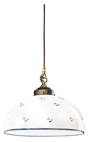 Lustră pe cablu Kolarz 731.32.19 NONNA 1xE27/75W/230V d. 36 cm albastru