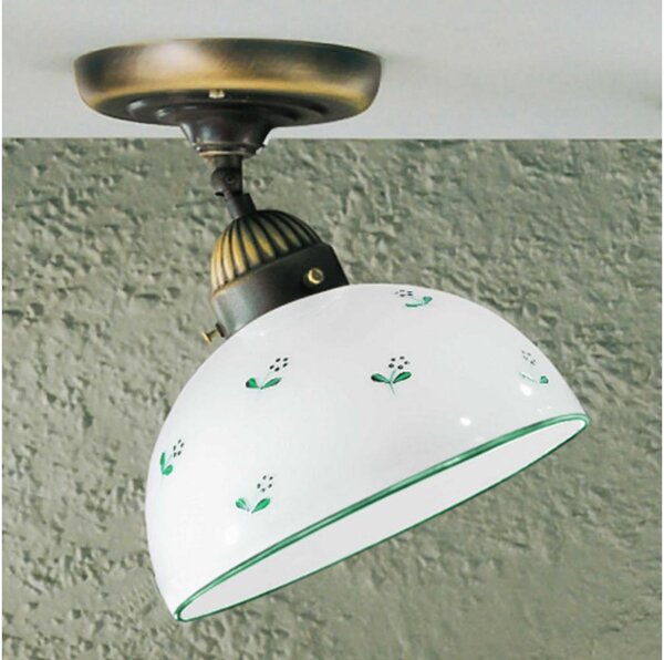 Lustră aplicată Kolarz 731.10.20 NONNA 1xE27/75W/230V d. 20 cm verde