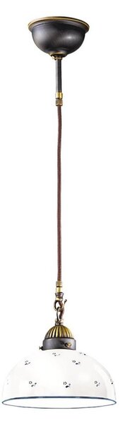 Lustră pe cablu Kolarz 731.30.24 NONNA 1xE27/75W/230V d. 30 cm albastru