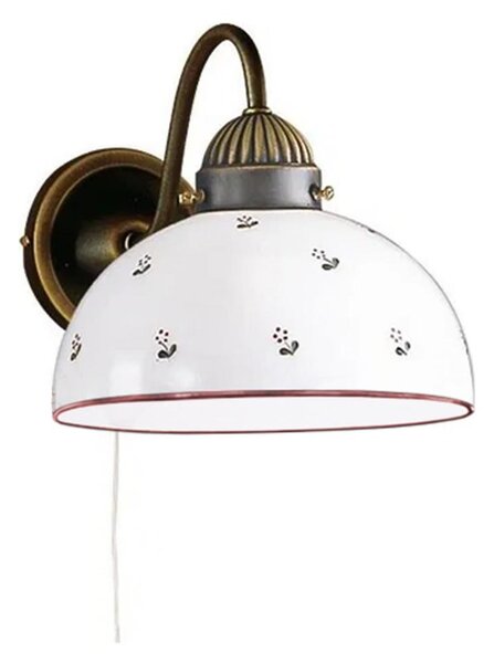 Lampă de perete Kolarz 731.61.69 NONNA 1xE27/75W/230V roșu