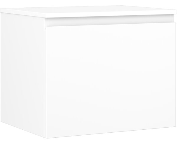 Mexen Orio, mobilier de baie 60 cm cu blat, 1 sertar, alb mat, 91A10-06047-1-BFC01