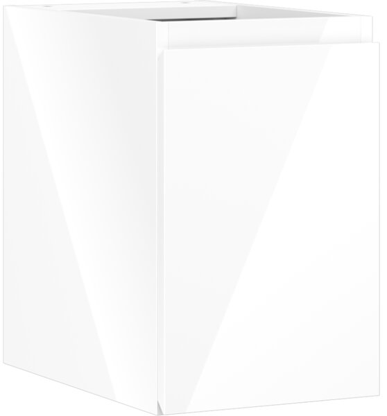 Mexen Orio, mobilier de baie 30 cm, 1 ușă, alb lucios, 91A11-03047-1-BF00