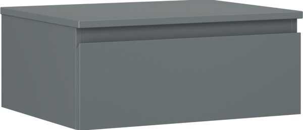 Mexen Orio, mobilier de baie 60 cm cu blat, 1 sertar, grafit mat, 91A10-06023-1-BFC66