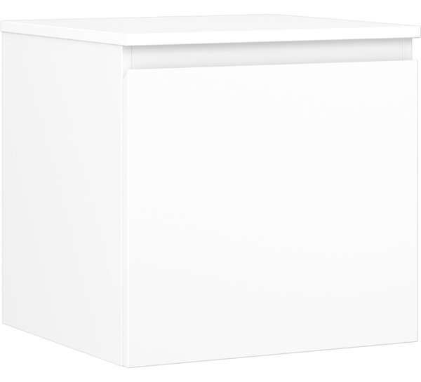 Mexen Orio, mobilier de baie 50 cm cu blat, 1 sertar, alb mat, 91A10-05047-1-BFC01