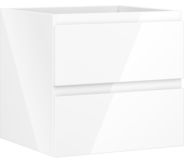 Mexen Orio, mobilier baie 50 cm, 2 sertare, alb lucios, 91A10-05047-2-BFF00