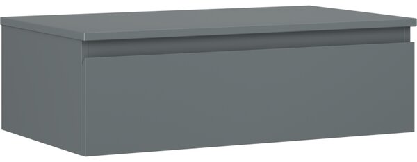 Mexen Orio, mobilier de baie 80 cm cu blat, 1 sertar, grafit mat, 91A10-08023-1-BFC66