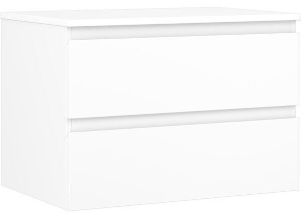 Mexen Orio, mobilier de baie 70 cm cu blat, 2 sertare, alb mat, 91A10-07047-2-BFFC01