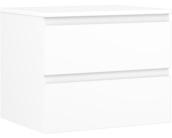 Mexen Orio, mobilier de baie 60 cm cu blat, 2 sertare, alb mat, 91A10-06047-2-BFFC01