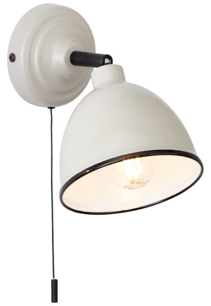 Spot de perete Brilliant TELIO 1xE14/28W/230V gri
