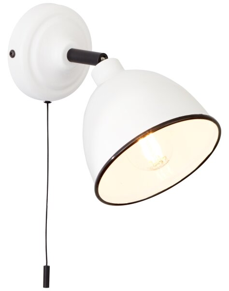 Spot de perete Brilliant TELIO 1xE14/28W/230V alb