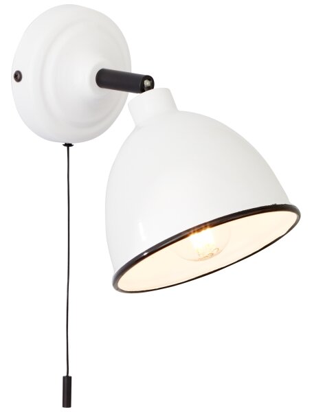 Spot de perete Brilliant TELIO 1xE14/28W/230V alb