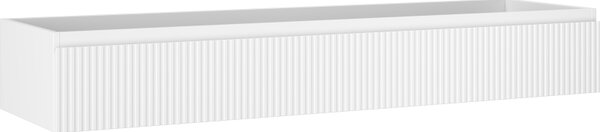 Mexen Rivel, mobilier baie 160 cm, 1 sertar, canelat, alb mat, 91A20-16023-1-BF01