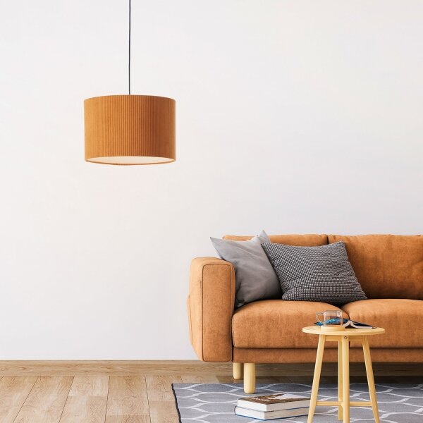 Lustră pe cablu Brilliant TONY 1xE27/20W/230V d. 35 cm portocaliu
