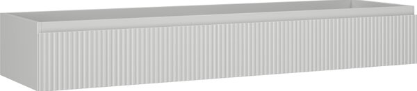Mexen Rivel, mobilier baie 160 cm, 1 sertar, canelat, gri mat, 91A20-16023-1-BF62