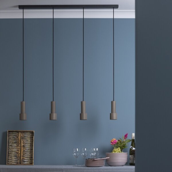 Lustră pe cablu Brilliant CADIZ 4xGU10/10W/230V bronz