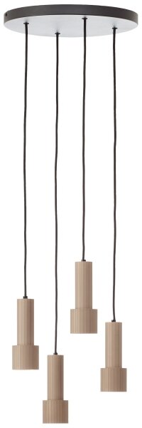 Lustră pe cablu Brilliant CADIZ 4xGU10/10W/230V d. 35 cm bronz