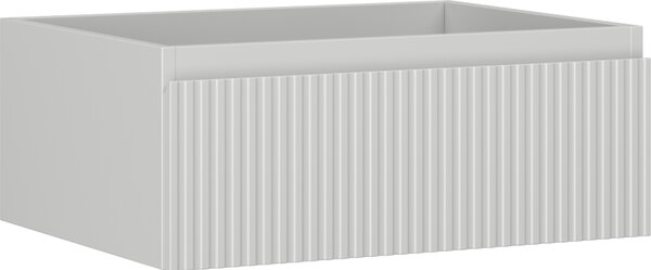 Mexen Rivel, mobilier baie 60 cm, 1 sertar, canelat, gri mat, 91A20-06023-1-BF62