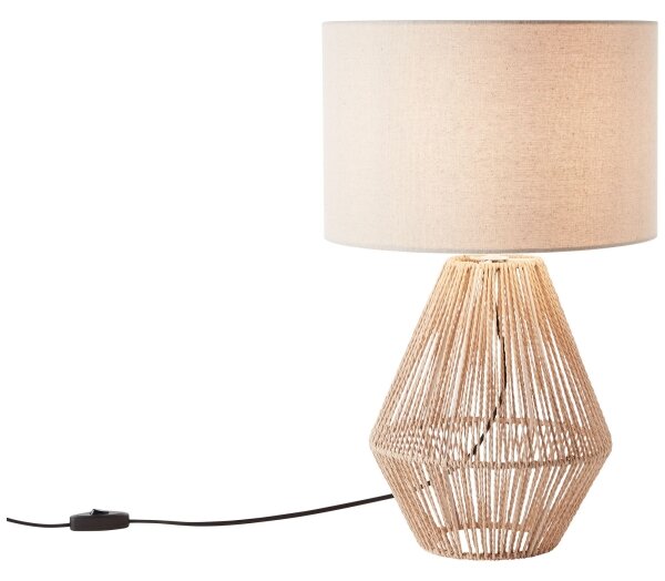 Lampă de masă Brilliant LARAINE 1xE27/42W/230V bej