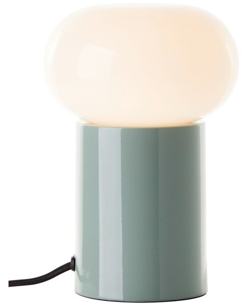 Lampă de masă Brilliant KNUT 1xE27/25W/230V verde/alb