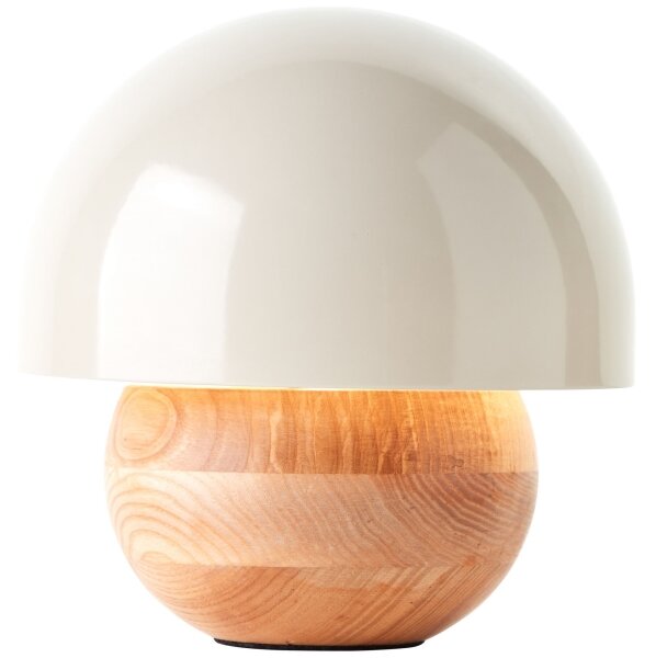 Lampă de masă Brilliant NALAM 1xE14/40W/230V gri/ash