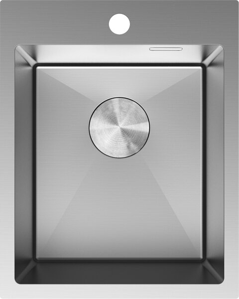 Chiuvetă Mexen Solix, din oțel inoxidabil cu 1 compartiment, 400 x 500 mm, oțel periat, 6406401000-01