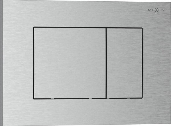 Mexen Tex 02, buton încastrat, nichel periat, 6102-10