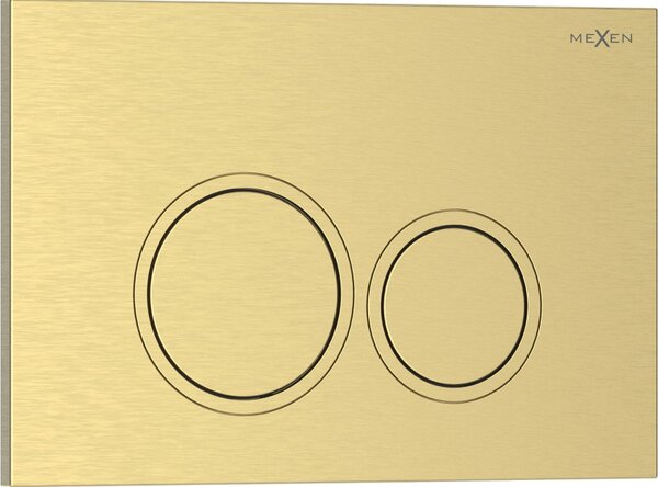 Mexen Tex 01, buton încastrat, auriu periat, 6101-11