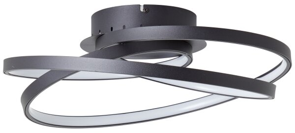 Plafonieră LED Brilliant LABYRINTH LED/40W/230V d. 39,5 cm negru