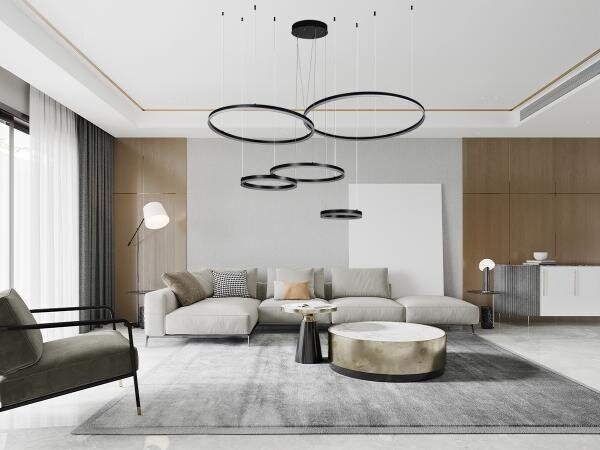 Lustră LED dimabilă pe cablu LED/220W/230V 3000-6500K + telecomandă