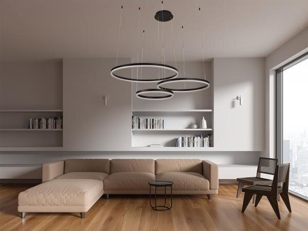 Lustră LED dimabilă pe cablu LED/125W/230V 3000-6500K + telecomandă