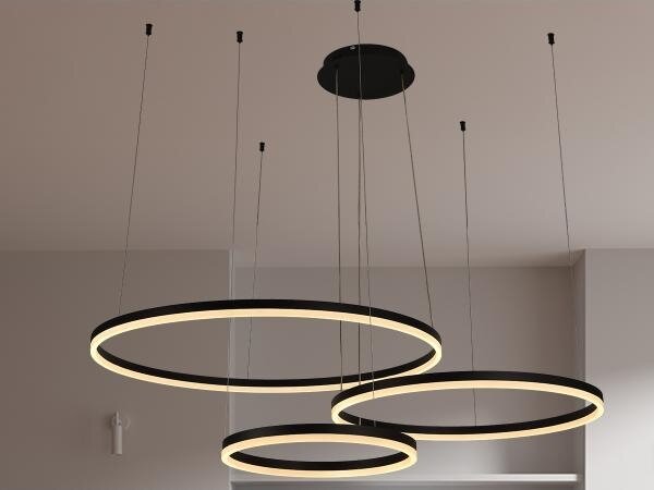Lustră LED dimabilă pe cablu LED/125W/230V 3000-6500K + telecomandă
