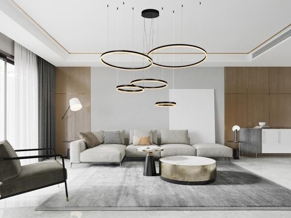 Lustră LED dimabilă pe cablu LED/220W/230V 3000-6500K + telecomandă