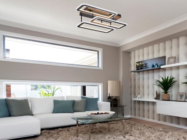 Lustră LED dimabilă aplicată LED/90W/230V 3000-6500K + telecomandă