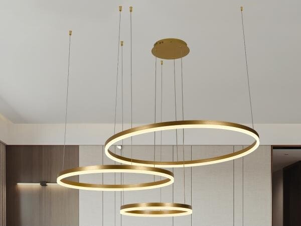 Lustră LED dimabilă pe cablu LED/125W/230V 3000-6500K + telecomandă