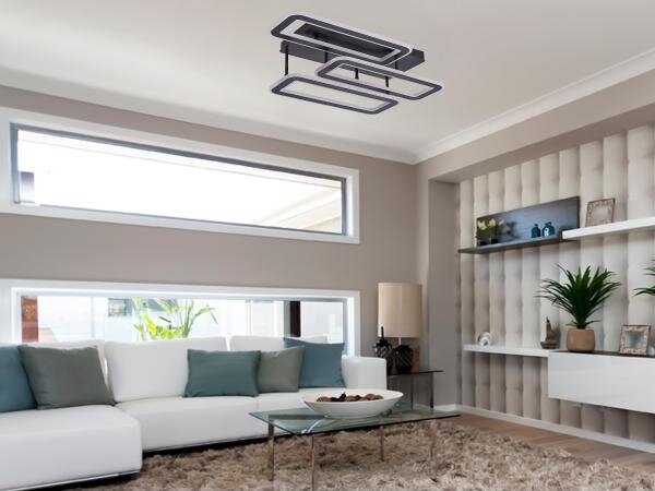 Lustră LED dimabilă aplicată LED/90W/230V 3000-6500K + telecomandă