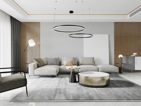 Lustră LED dimabilă pe cablu LED/128W/230V 3000-6500K + telecomandă