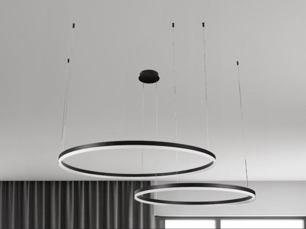 Lustră LED dimabilă pe cablu LED/100W/230V 3000-6500K + telecomandă