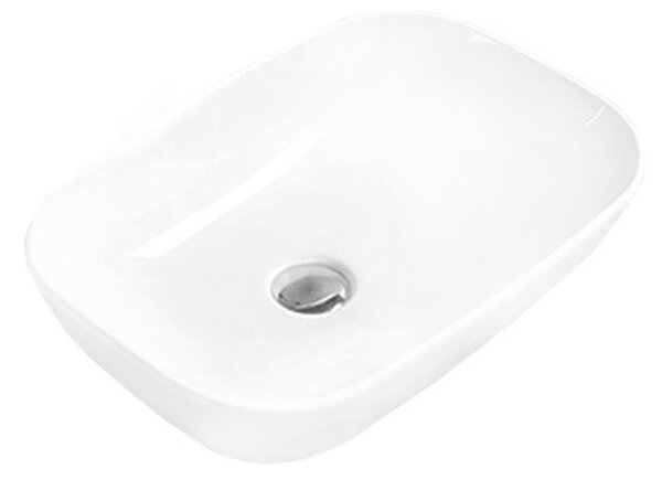 Mexen Luna, chiuveta ceramica blat 50x35 cm, alb, 21635000