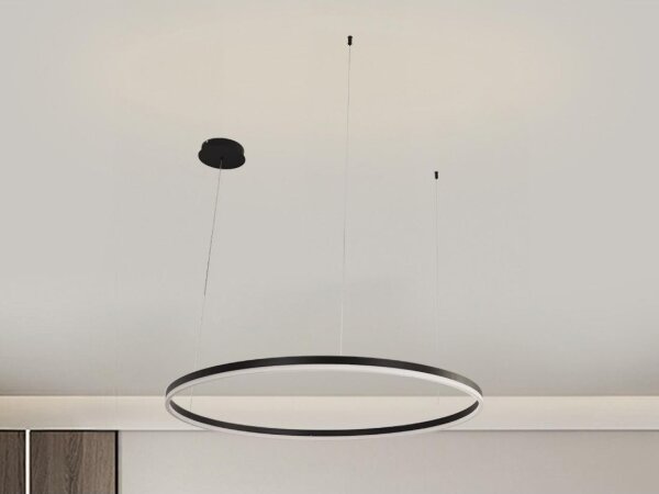 Lustră LED dimabilă pe cablu LED/55W/230V 3000-6500K + telecomandă