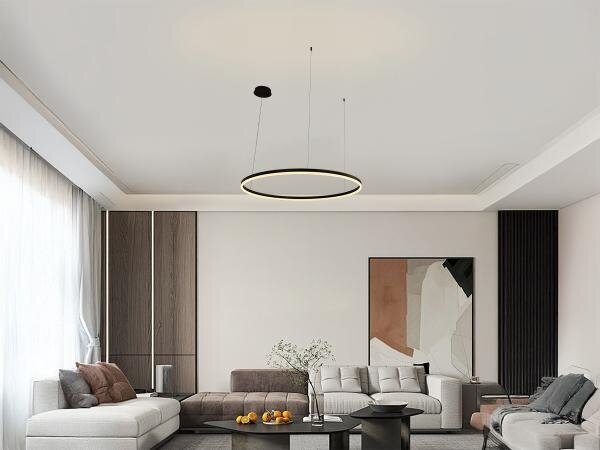 Lustră LED dimabilă pe cablu LED/55W/230V 3000-6500K + telecomandă