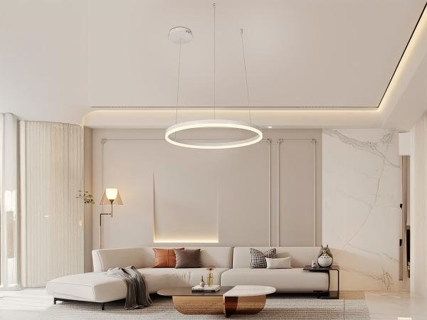 Lustră LED dimabilă pe cablu LED/42W/230V 3000-6500K + telecomandă