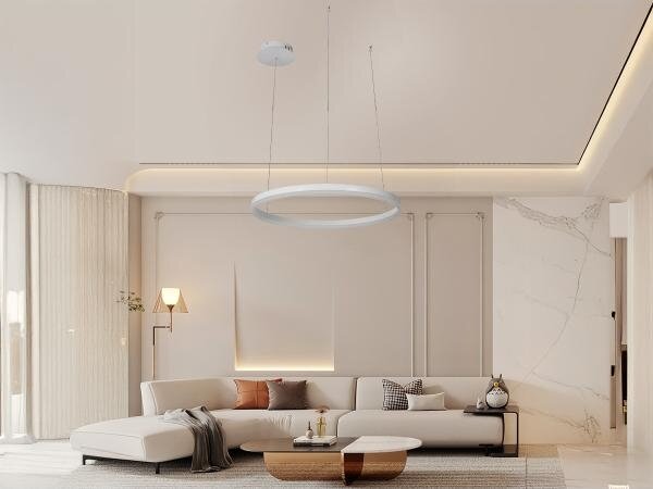 Lustră LED dimabilă pe cablu LED/42W/230V 3000-6500K + telecomandă