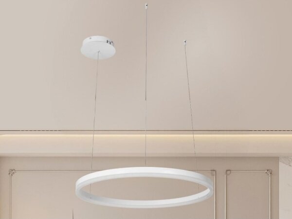 Lustră LED dimabilă pe cablu LED/42W/230V 3000-6500K + telecomandă