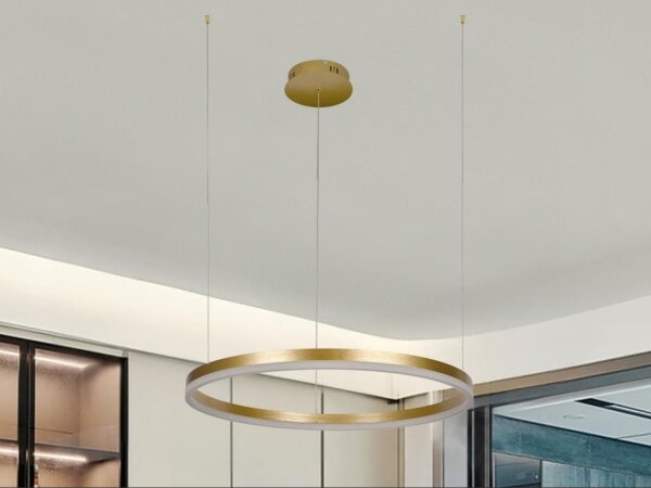 Lustră LED dimabilă pe cablu LED/42W/230V 3000-6500K + telecomandă