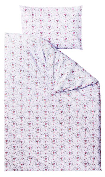 Lenjerie de pat din bumbac KAURI alb Dimensiune lenjerie de pat: 70 x 90 cm | 140 x 200 cm