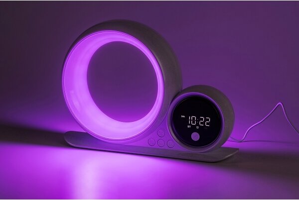 Lampă LED RGB de masă cu difuzor Rabalux 76109 WAKEWAY LED/5W/230V